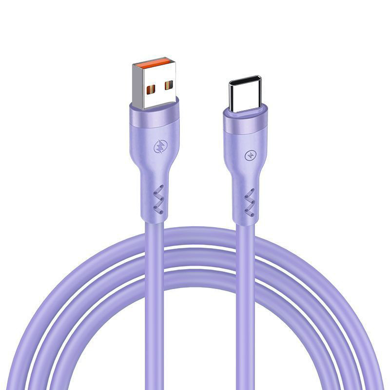 Obrazek KABEL T-PHOX BOLD USB/USB-C 3A PURPLE