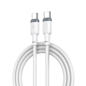 Obrazek XO KABEL NB208B PD USB-C/USB-C 1m 60W biały