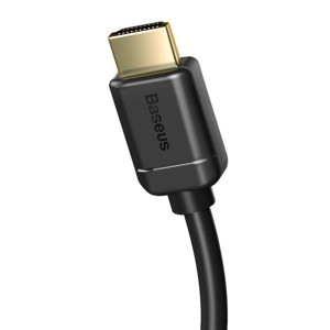 Obrazek KABEL BASEUS HDMI 2.0 4K 60Hz 3D HDR 18Gbps 3M BLACK