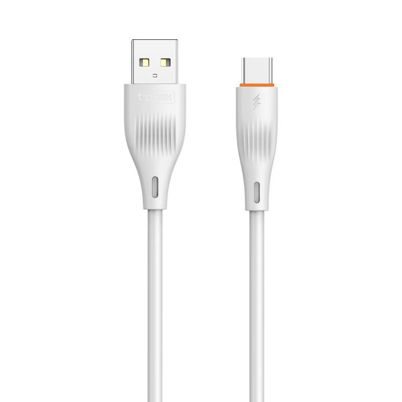 Obrazek KABEL T-PHOX X-LITE TYPE-C WHITE 1M 3A