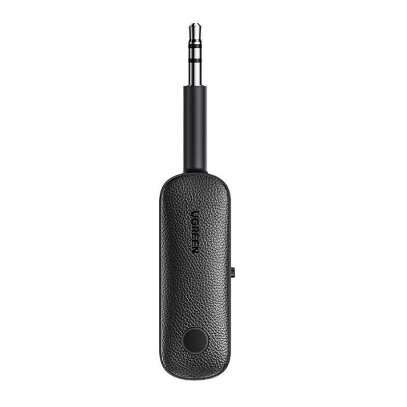 Obrazek Ugreen odbiornik nadajnik bluetooth mini jack 3,5mm czarny