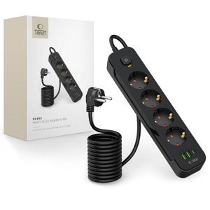 Obrazek TECH-PROTECT PRZEDŁUŻACZ POWER SOCKET

PCL4X3 2xUSB/1xUSB-C 200M BLACK