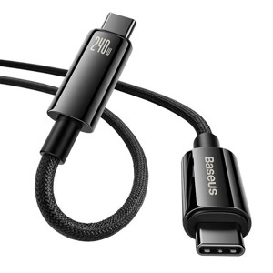 Obrazek KABEL BASEUS TUNGSTEN 240W USB-C/USB-C 1M BLACK