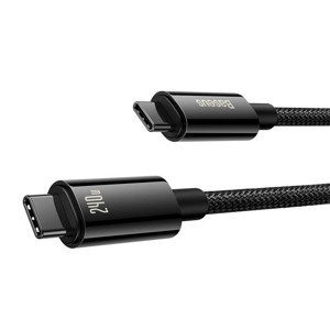 Obrazek KABEL BASEUS TUNGSTEN 240W USB-C/USB-C 1M BLACK