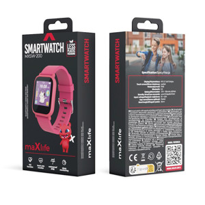 Obrazek MAXLIFE SMARTWATCH KIDS MXSW-200 PINK / RÓŻOWY