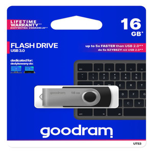 Obrazek PenDrive 3.0 GOODRAM TWISTER BLUE 16GB