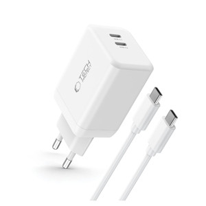 Obrazek TECH-PROTECT ŁAD SIEC NC45W GAN 2-PORT

+ CABLE USB-C WHITE