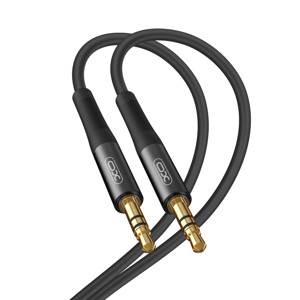 Obrazek XO NB-R175A kabel audio jack 3,5mm czarny 1m