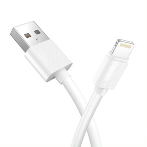 Obrazek Ładowarka sieciowa T-PHOX MINI-EU LIGHTNING WHITE 1.2M 2.4A