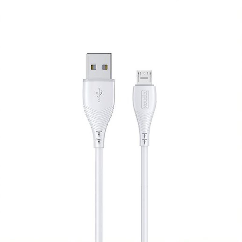 Obrazek KABEL T-PHOX NATURE MICRO USB WHITE 1.2M 3A