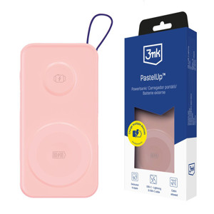 Obrazek 3MK POWERBANK PASTELUP 10000MAH 22,5W PINK