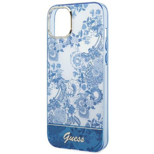 Obrazek GUESS IPHONE 14 PLUS PORCELAIN COLLECTION GUHCP14MHGPLHB NIEBIESKI/BLUE