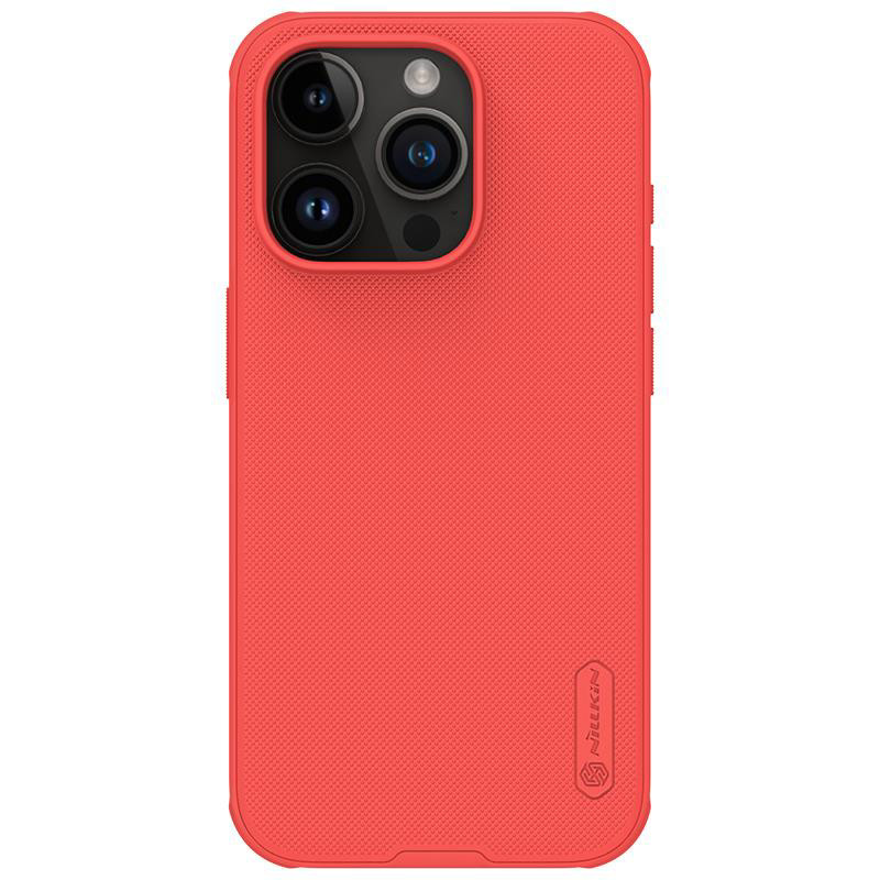 Obrazek NILLKIN super frosted shield PRO IPHONE 15 PRO (6,1) RED / CZERWONY