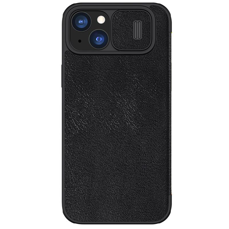 Obrazek Nillkin Qin Pro Leather Case Iphone 15 Plus (6.7), BLACK / CZARNY