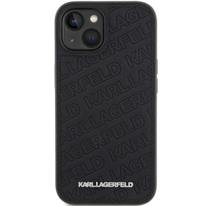 Obrazek KARL LAGERFELD IPHONE 15 PLUS QUILTED K PATTERN KLHCP15MPQKPMK BLACK