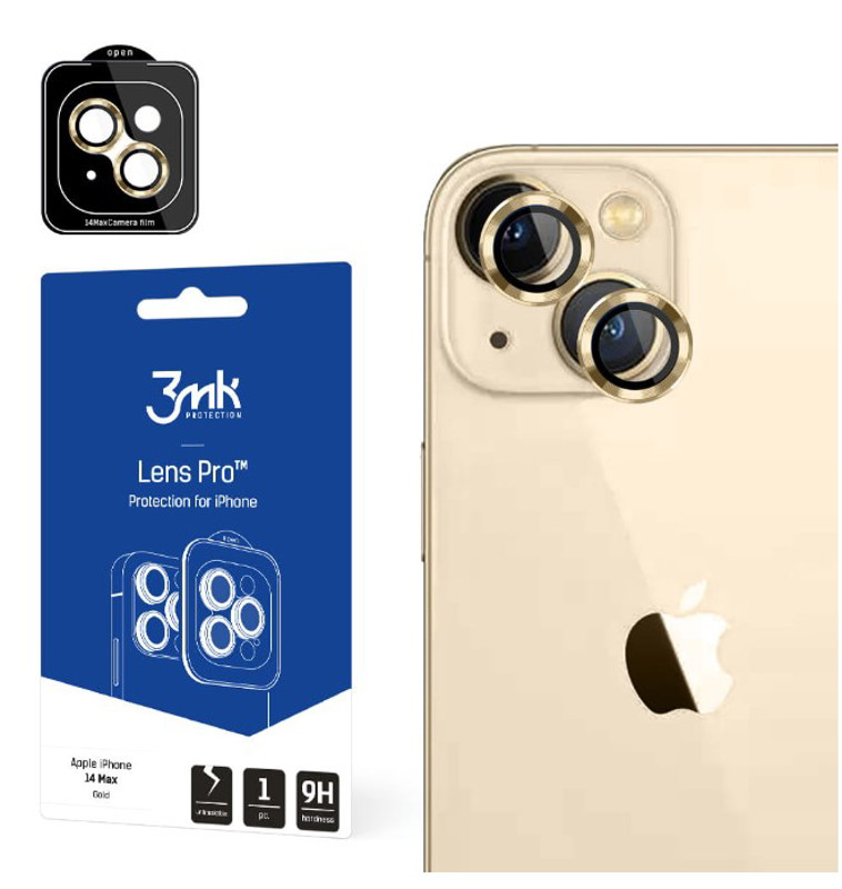 Obrazek 3MK LENS PROTECTION PRO IPHONE 14 PLUS GOLD