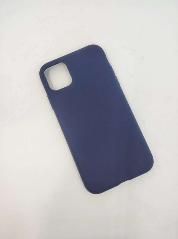 Obrazek Etui Matt TPU do iPhone 11 ciemnoniebieski