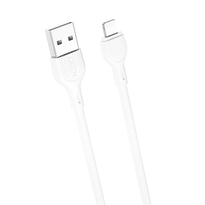 Obrazek XO KABEL NB200 USB-LIGHTNING 2m 2,1A BIAŁY