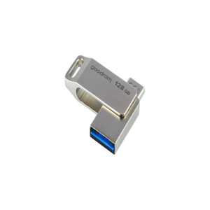 Obrazek PenDrive 3.2 GOODRAM ODA3 SILVER 128GB TYPE-A + TYPE-C