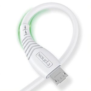 Obrazek KABEL T-PHOX NATURE MICRO USB WHITE 1.2M 3A