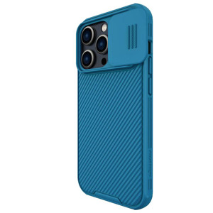 Obrazek NILLKIN CAMSHIELD PRO IPHONE 14 PRO BLUE / NIEBIESKI