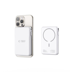 Obrazek TECH-PROTECT POWERBANK PB31 LIFEMAG 10000mAh MAGSAFE WHITE