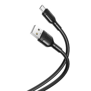 Obrazek XO KABEL NB212 USB-MICRO 2,1A BLACK 1M