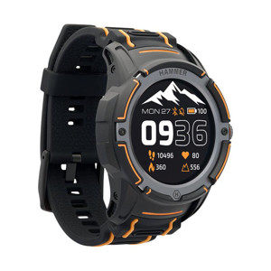 Obrazek Hammer Smartwatch plus BLACK-ORANGE/CZARNY/POMARAŃCZOWY