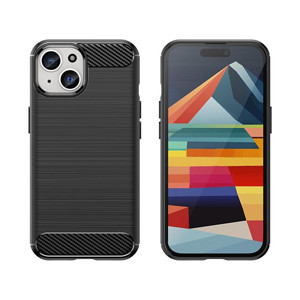 Obrazek ETUI CARBON CASE IPHONE 15 CZARNY/BLACK