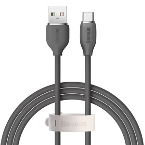 Obrazek KABEL BASEUS JELLY USB/USB-C 100W 2M BLACK