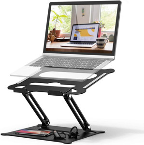 Obrazek MAXXIMUS FOLD PRO LAPTOP STAND GRAY/SZARY, regulowana podstawka