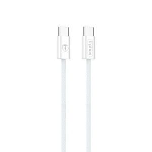 Obrazek KABEL T-PHOX CC15 SERIES USB-C/USB-C 60W 3A WHITE