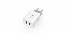 Obrazek Ładowarka sieciowa Maxximus Urban 2.1A Lightning, 2xUSB