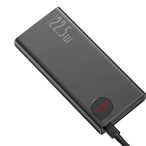 Obrazek POWERBANK BASEUS ADAMAN METAL 20000mAh 22,5W 2xUSB/USB-C BLACK