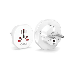 Obrazek TECH-PROTECT ładowarka sieciowa UNIVERSAL TRAVEL ADAPTER