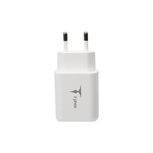 Obrazek Ładowarka sieciowa T-PHOX POCKET CHARGER 2xUSB 2.1A WHITE