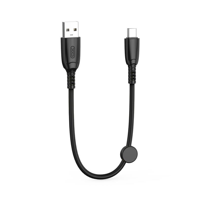 Obrazek XO KABEL NB247 USB/USB-C 0,25m 6A CZARNY