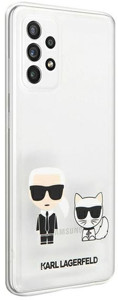 Obrazek KARL LAGERFELD Samsung A72 KARL & CHOUPETTE KLHCA72CKTR TRANSPARENT