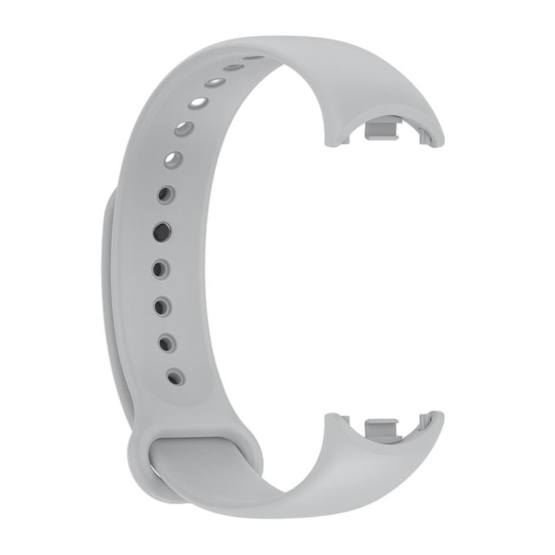 Obrazek Pasek Silikonowy Mi Band 9 / M9 / 8 / M8 (7), GRAY / SZARY