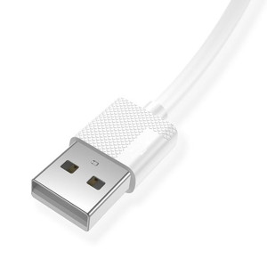 Obrazek KABEL T-PHOX NETS MICRO USB WHITE 3A ; PVC ; 2M