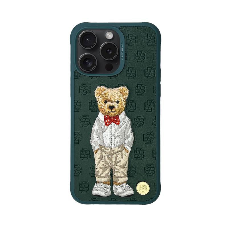 Obrazek ETUI ZUCK BEAR PARIS GENTLEMAN IPHONE 15 PRO BOW TIE