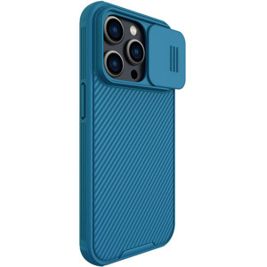 Obrazek NILLKIN CAMSHIELD PRO IPHONE 14 PRO BLUE / NIEBIESKI