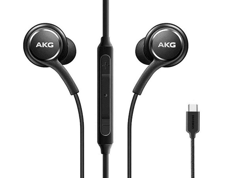 Obrazek Zestaw słuchawkowy SAMSUNG EO-IC100 AKG black bulk