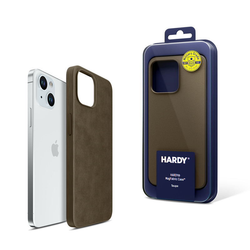 Obrazek 3MK HARDY MAGFABRIC IPHONE 15 TAUPE