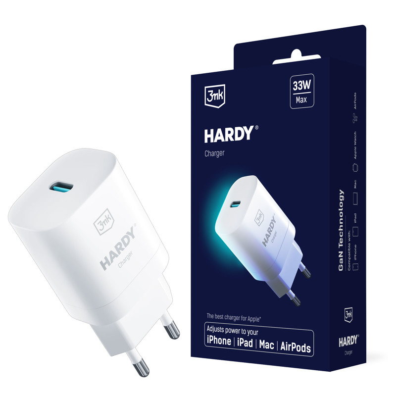 Obrazek 3MK HARDY CHARGER FOR APPLE 33W ładowarka sieciowa