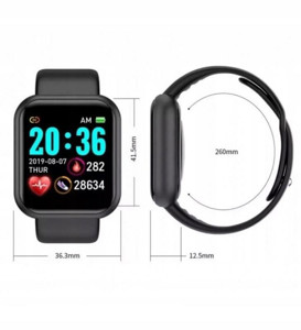 Obrazek Smartwatch L18 BLACK / CZARNY