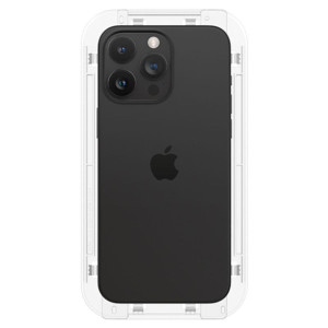 Obrazek SPIGEN GLAS.TR EZ FIT FC IPHONE 15 PRO MAX 2-PACK BLACK + ADAPTER