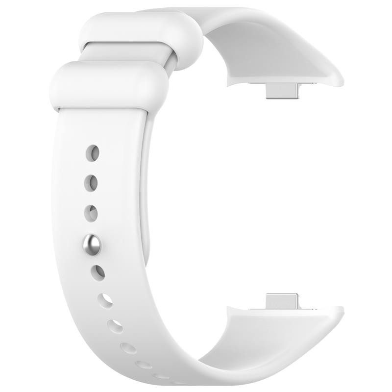 Obrazek Pasek Silikonowy Mi Band 8 Pro / M8 Pro (12), WHITE / BIAŁY