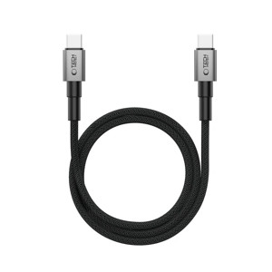 Obrazek TECH-PROTECT KABEL ULTRABOOST 100W 5A DNA MAGTWIST USB-C/USB-C 1M BLACK