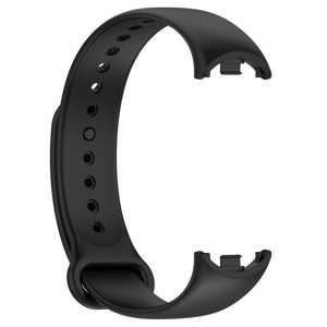 Obrazek Pasek Silikonowy Mi Band 8 / M8 (5), BLACK / CZARNY